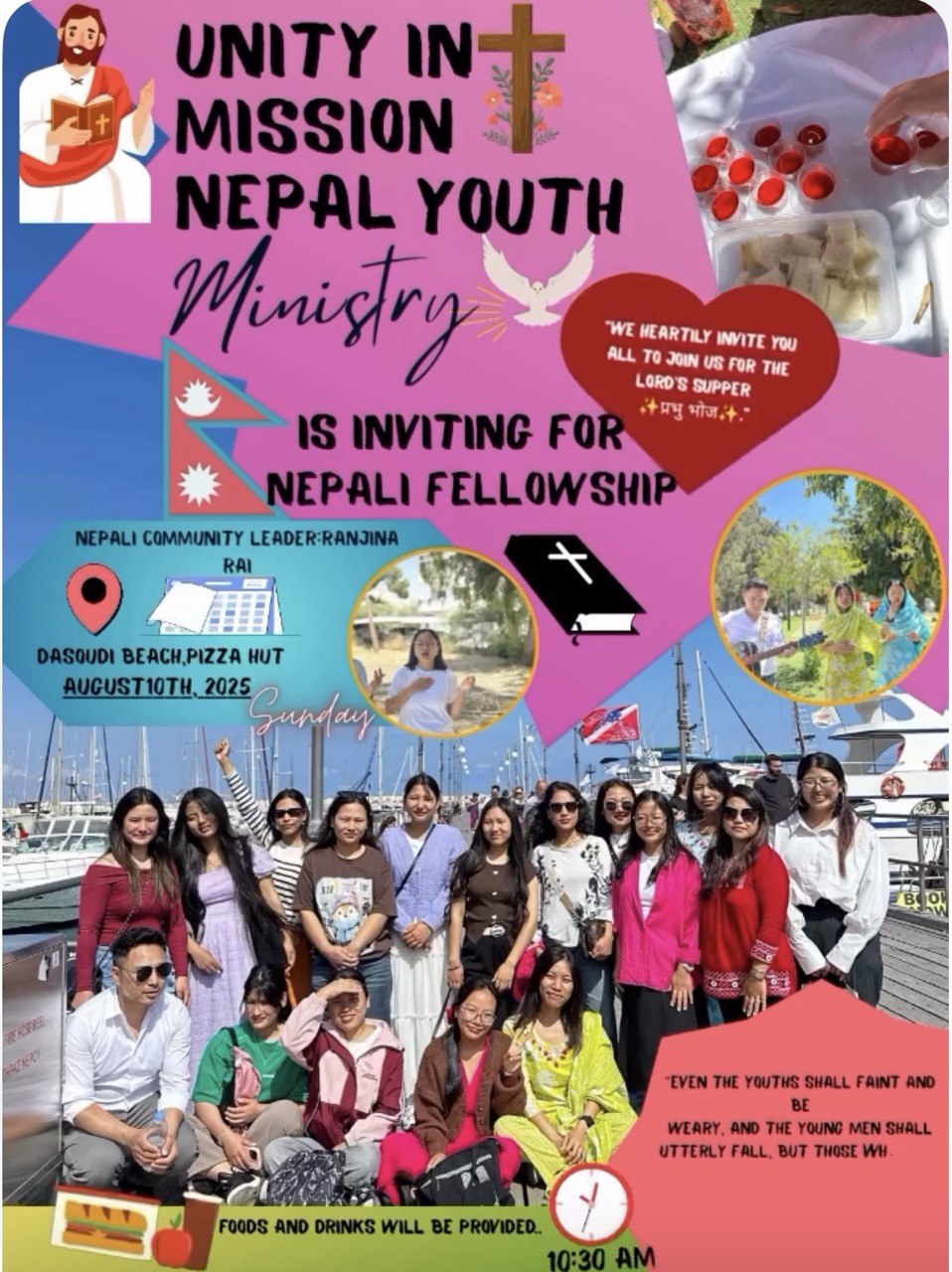 Nepali fellowship sunday in Limassol