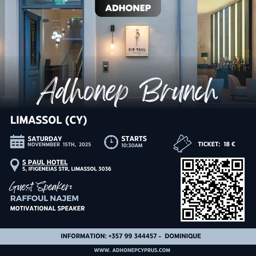 Christian Business Breakfast with Raffoul Najem in Limassol, November 15, 2025, at S Paul Hotel.