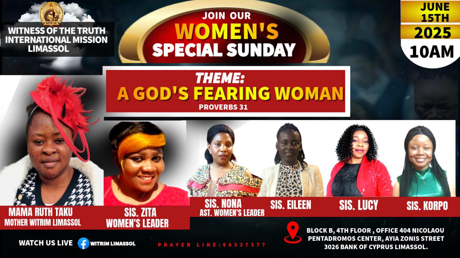 womens special sunday