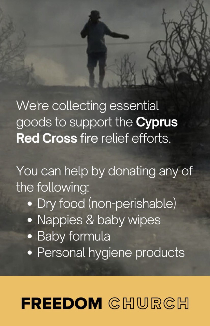 help fire victims in Cyprus