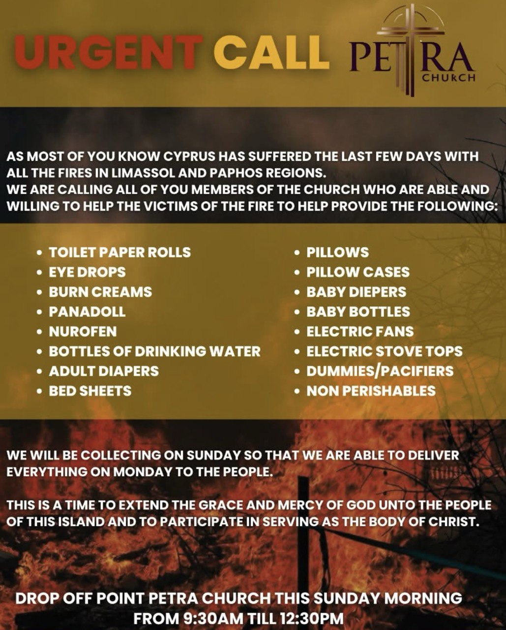 help fire victims