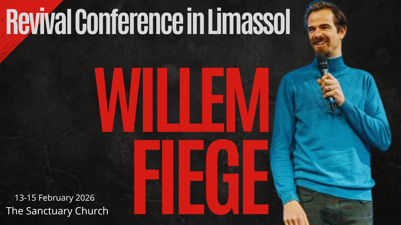 Revival Conference at The Sanctuary Church with preacher Fillem Fiege, February 13–15, 2026. Конференция Пробуждения в церкви The Sanctuary Church с проповедником Fillem Fiege, 13–15 февраля 2026. Συνέδριο Αναζωπύρωσης στην εκκλησία The Sanctuary Church με τον κήρυκα Fillem Fiege, 13–15 Φεβρουαρίου 2026. Конференція Відродження в церкві The Sanctuary Church з проповідником Fillem Fiege, 13–15 лютого 2026. مؤتمر النهضة في كنيسة The Sanctuary Church مع الواعظ Fillem Fiege، من 13 إلى 15 فبراير 2026. रिवाइवल कॉन्फ्रेंस, चर्च The Sanctuary Church में, प्रचारक Fillem Fiege के साथ, 13–15 फ़रवरी 2026.